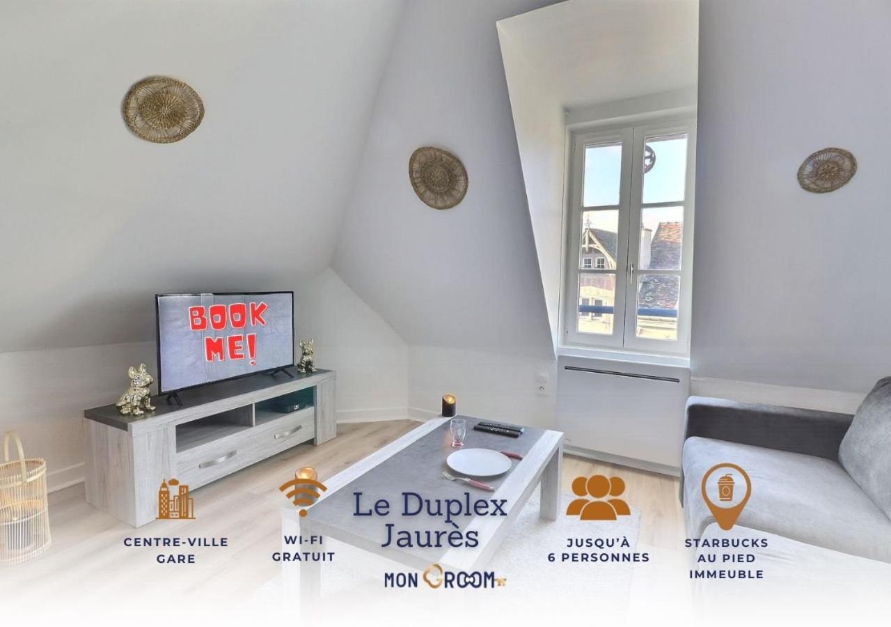 Le Duplex Jaures - Coeur De Ville - Mon Groom Troyes Bagian luar foto